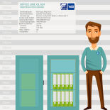 Burg Wächter Office Line 824 Wertschutzschrank mit Elektronikschloss SecuTronic