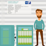 Format Sirius 264 Wertschutzschrank mit zwei Schlüsselschlösser