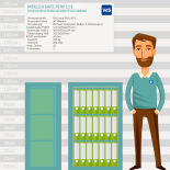 Müller Safe PEW 113 Dokumentensicherheitsschrank mit Elektronikschloss Titan