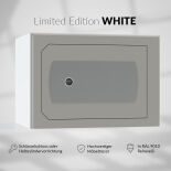 CLES smart 801 Möbeltresor "Limited Edition White" Vorbereitung für Europrofilzylinder