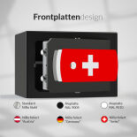 CLES smart 801 Möbeltresor "Limited Edition Black" Vorbereitung für Europrofilzylinder