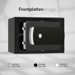 CLES smart 801 Möbeltresor "Limited Edition Black" Vorbereitung für Europrofilzylinder