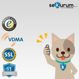 Müller Safe BN 187/2 Stahlbüroschrank mit Elektronikschloss CB90