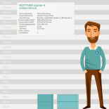 Rottner Jupiter 4 Möbeltresor mit Schlüsselschloss