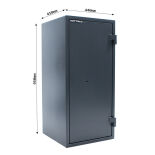 Rottner Fire Hero 100 Premium Brandschutztresor mit Schlüsselschloss
