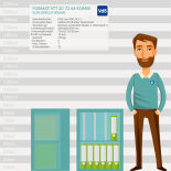 Format STT 20-72 AS Kombi Schlüsseltresor mit Schlüsselschloss