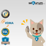 B-Ware Müller Safe WB28 Wandtresor mit Schlüsselschloss