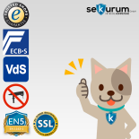 Sistec EUROGUARD-SE5-KB-138-1 Wertschutztresor mit Elektronikschloss PAXOS