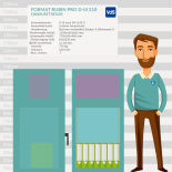 Format Rubin Pro D-III 210 Einwurftresor mit Elektronikschloss LG-66E