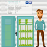Format Pegasus 480 Wertschutzschrank mit Schlüsselschloss und Elektronikschloss CB90