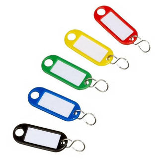 Schlüsselanhänger BASIC in 5 Farben (100 Stück)
