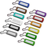 Schlüsselanhänger PREMIUM in 5 Farben (50 Stück)