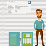CLES lion 67 Wertschutzschrank mit Schlüsselschloss und Elektronikschloss CB90
