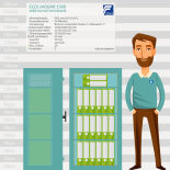 CLES jaguar 1368 Wertschutzschrank mit Elektronikschloss CB90