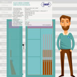 CLES deer Combi Waffenschrank mit Elektronikschloss PS600