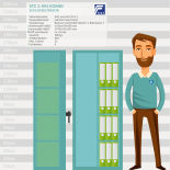 Format STC 3-896 Kombi Schlüsselschrank mit Schlüsselschloss