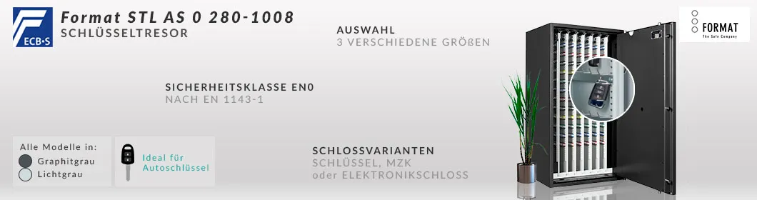 Schlüsseltresor mit Elektronikschloss und 280 Haken für